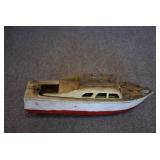 VTG Model Toy Motor Boat | Wooden | 14" x 4" x 3.5"