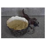 VTG Hunting Dog Planter | 8.5" x 8" x 6"