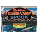 Floating Vamp Spook Tin Sign | Heddon | 13" x 11"