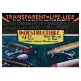 Floating Vamp Spook Tin Sign | Heddon | 13" x 11"