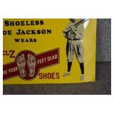 Shoeless Joe Jackson Wears Selz Shoes Tin Sign | Desperate Sign Co. | 12" x 9"