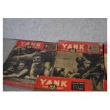 VTG Lot of 6 Yank Far East and Down Under Magazines | 1944 and 45 | 15" x 10.5"
