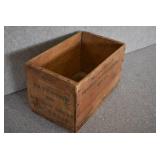 VTG U.S. Army Paper Shot Shells Wood Ammo Box | From-Federal Cartridge Corp. | 9" x 14.75" x 9"