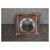 VTG Advertising Glass Magnifying Paperweight | Thornton & Minor Clinic | 3.75" x 3.75"