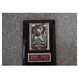 Football Card on Wooden Plaque Derrick Thomas Kansas City Chiefs