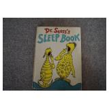 Pair of Vintage Dr. Seuss Hardcover Books Sleep Book & If I Ran the Circus