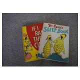Pair of Vintage Dr. Seuss Hardcover Books Sleep Book & If I Ran the Circus
