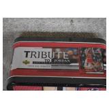 NOS 1998/99 NBA Tribute to Jordan 30 Card Set | Upper Deck | in Lunch Box Tin | 8" x 7" x 4"