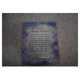 VTG Red Zone Masterpieces Jumbo Trading Card Barry Sanders Lions | Donruss Studio | 1704/3500 | 8" x 10"