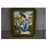 VTG H.J. Heinz Co. Ketchup Girl in the White Cap Advertising Tray | H.J. Heinz Co. | 13.25" x 10.5"