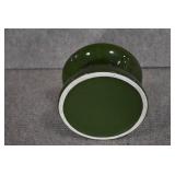 VTG Green Ceramic Spittoon | Hall | Green | 4.25" x 7.25"