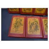 VTG Lot of 9 Decoupage Fairytale Character Wall Hangers | Hand Made | 4" x 2.5"