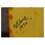 VTG Lot of 9 Decoupage Fairytale Character Wall Hangers | Hand Made | 4" x 2.5"