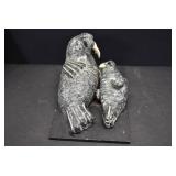 VTG Soapstone Walruses Figure | 7" x 4.5"