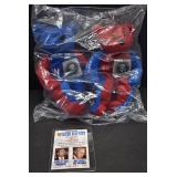 Lot of 3 George W. Bush Dick Cheney Collectible Bears and Certificate | Beverly Hills Plush | No.292 | 8" x 4"