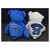 Lot of 2 Barry Sanders Detroit Lions Bears | Limited Treasures | 9" x 6"
