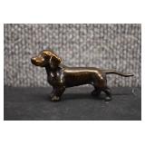 VTG Cast Metal Dachshund Figurine | 3"