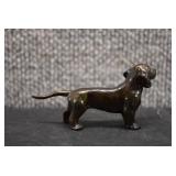 VTG Cast Metal Dachshund Figurine | 3"