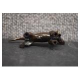 VTG Cast Metal Dachshund Figurine | 3"