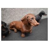 Lot of 4 Dachshund Figurines | Resin
