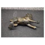 VTG Cast Metal Dog Figurine | 2.5"
