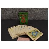 VTG Crazy Eights Card Game | A Peter Pan Game | Whitman Publishing Co. | 2.75" x 1.75"