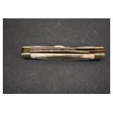 VTG Two Blade Pocket Knife | Old Timer | White Handle | Closed 3.25"