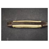 VTG Two Blade Pocket Knife | Colonial | White Handle | 3.25"