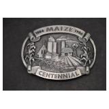 VTG Maize Centennial Belt Buckle | K & L Specialty Advertising | 3.25" x 2.5"