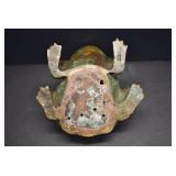 Cast Metal Decorative Frog | 7" x 5.25" x 4.25"