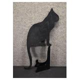VTG Cat Silhouette Shelf Sitter | Sam Young | Plastic | 16" x 6"