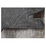 VTG Cat Silhouette Shelf Sitter | Sam Young | Plastic | 16" x 6"