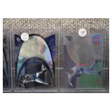 Lot of 5 Baseball Cards in Hard Cases | Manny Ramirez: 1997 Donruss Studio Press Proof 1997 Upper Deck SPx Die Cuts (x2) 1997 UD3 Future Impact (x2)