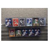 Lot of 11 Nolan Ryan Baseball Cards in Hard Cases