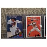Lot of 11 Nolan Ryan Baseball Cards in Hard Cases