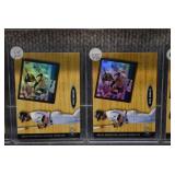 Lot of 15 1997 Upper Deck UD3 National Pride Baseball Cards | Buhner Castilla Galarraga Vaughn (x3) Palmeiro (x3) Murray (x6) | In hard cases