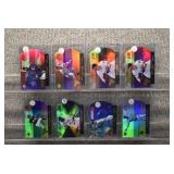 Lot of 8 1997 Upper Deck National Pride Inserts in Hard Cases | Vizquel Galarraga Delgado Guillen Davis Nilson Renteria