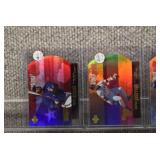 Lot of 8 1997 Upper Deck National Pride Inserts in Hard Cases | Vizquel Galarraga Delgado Guillen Davis Nilson Renteria