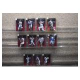 Lot of 11 1997 Pinnacle Certified Red Baseball Cards in Hard Cases | Erstad Salmon Clark & More