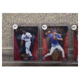 Lot of 11 1997 Pinnacle Certified Red Baseball Cards in Hard Cases | Hunter Palmer White Klesko & More