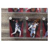 Lot of 11 1997 Pinnacle Certified Red Baseball Cards in Hard Cases | Hunter Palmer White Klesko & More