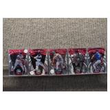 Lot of 5 1997 Pinnacle Totally Certified Platinum Red Serial #