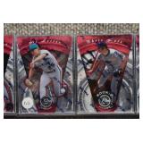 Lot of 5 1997 Pinnacle Totally Certified Platinum Red Serial #