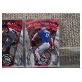 Lot of 5 1997 Pinnacle Totally Certified Platinum Red Serial #