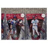 Lot of 5 1997 Pinnacle Totally Certified Platinum Red Serial #