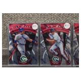 Lot of 5 1997 Pinnacle Totally Certified Platinum Red Serial #