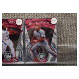 Lot of 5 1997 Pinnacle Totally Certified Platinum Red Serial #