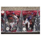 Lot of 6 1997 Pinnacle Totally Certified Platinum Red Serial #