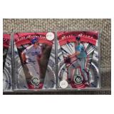 Lot of 6 1997 Pinnacle Totally Certified Platinum Red Serial #