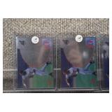 Lot of 12 1997 Upper Deck UD3 Future Impact Darin Erstad (x6) Manny Ramirez (x5)